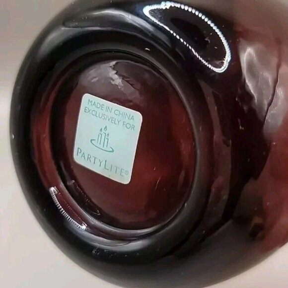 3 PartyLite Colorscape Votive Candle Holders Trio Retired  P8980 New in Box MCM - Picture 6 of 7